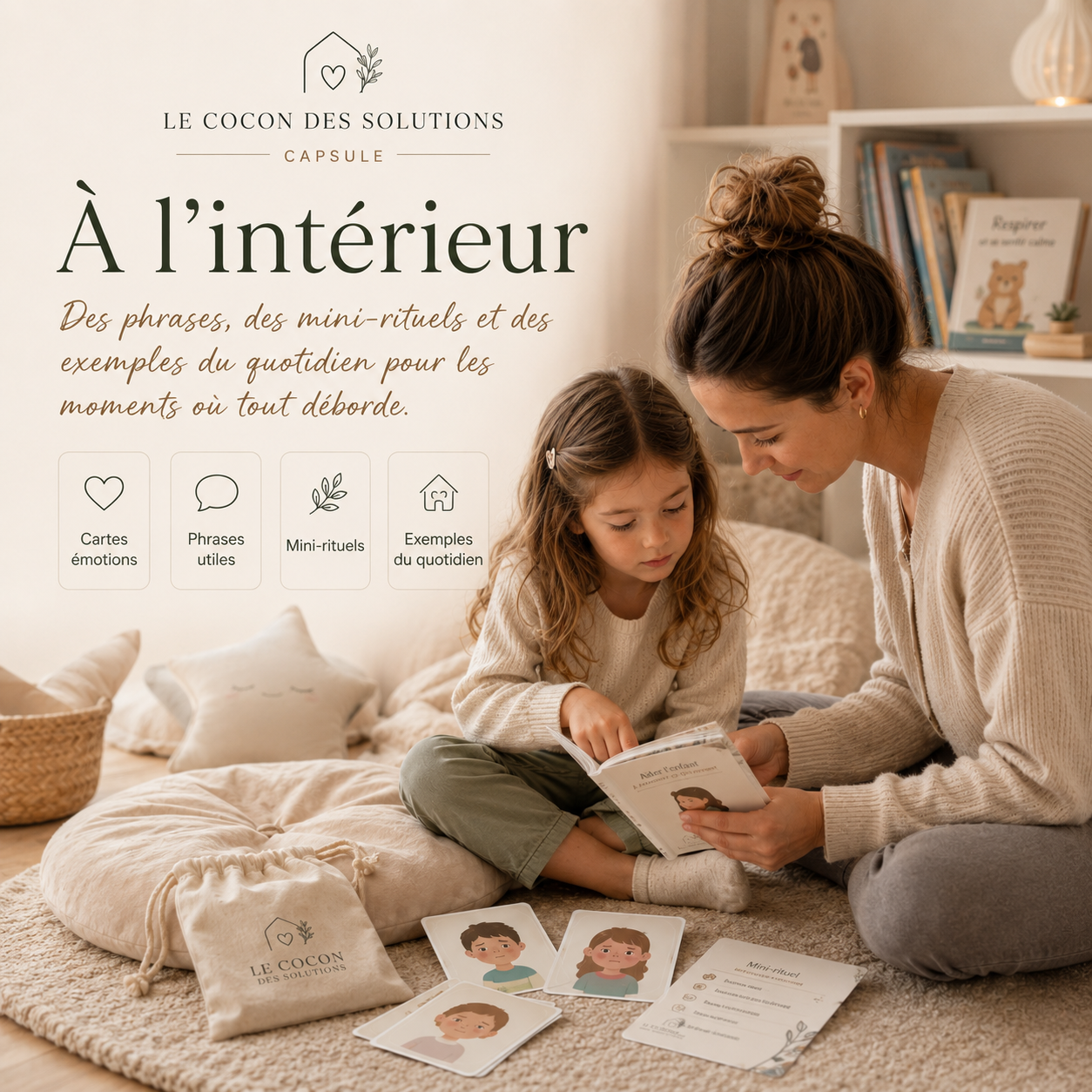 Aider l'enfant à nommer ce qu'il ressent