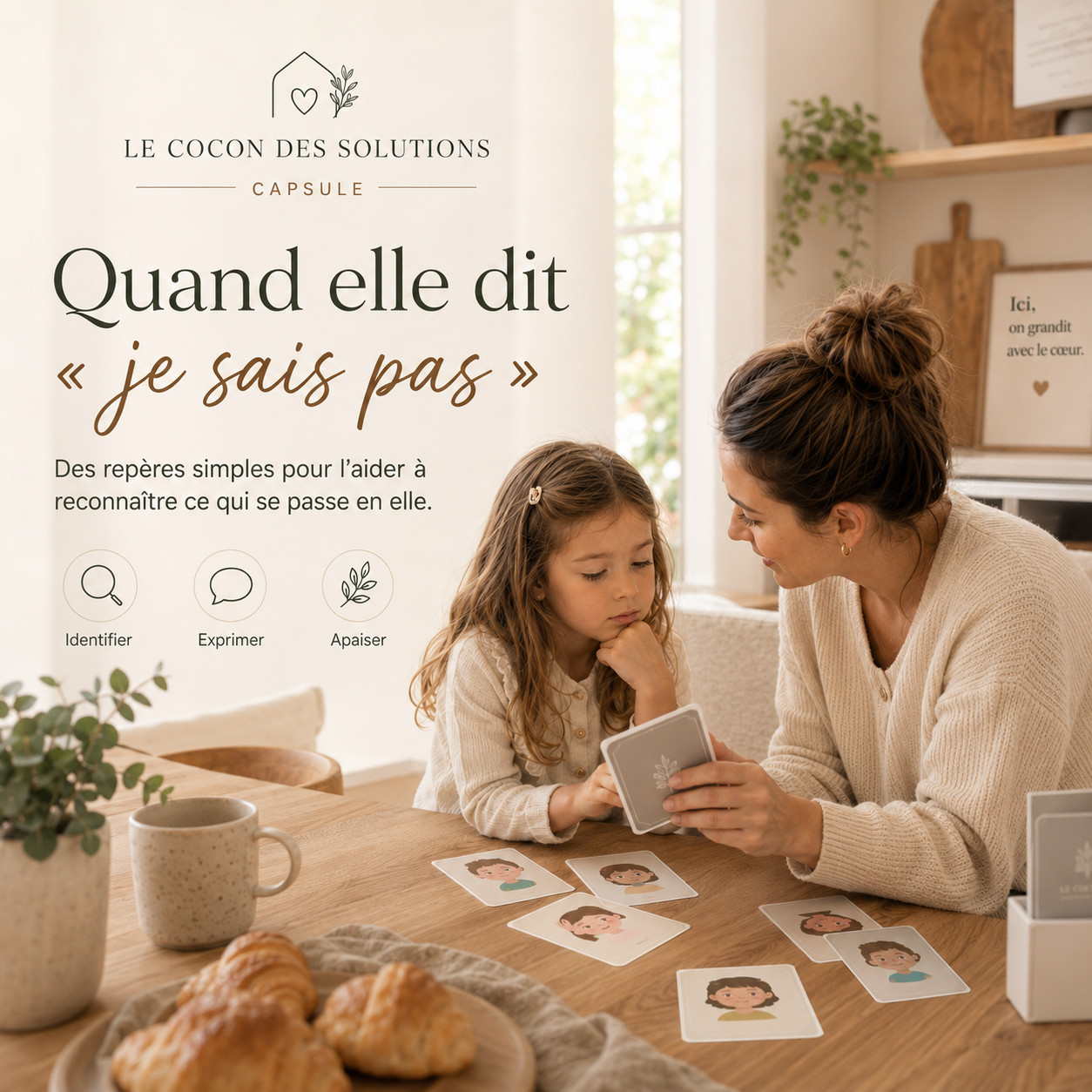 Aider l'enfant à nommer ce qu'il ressent