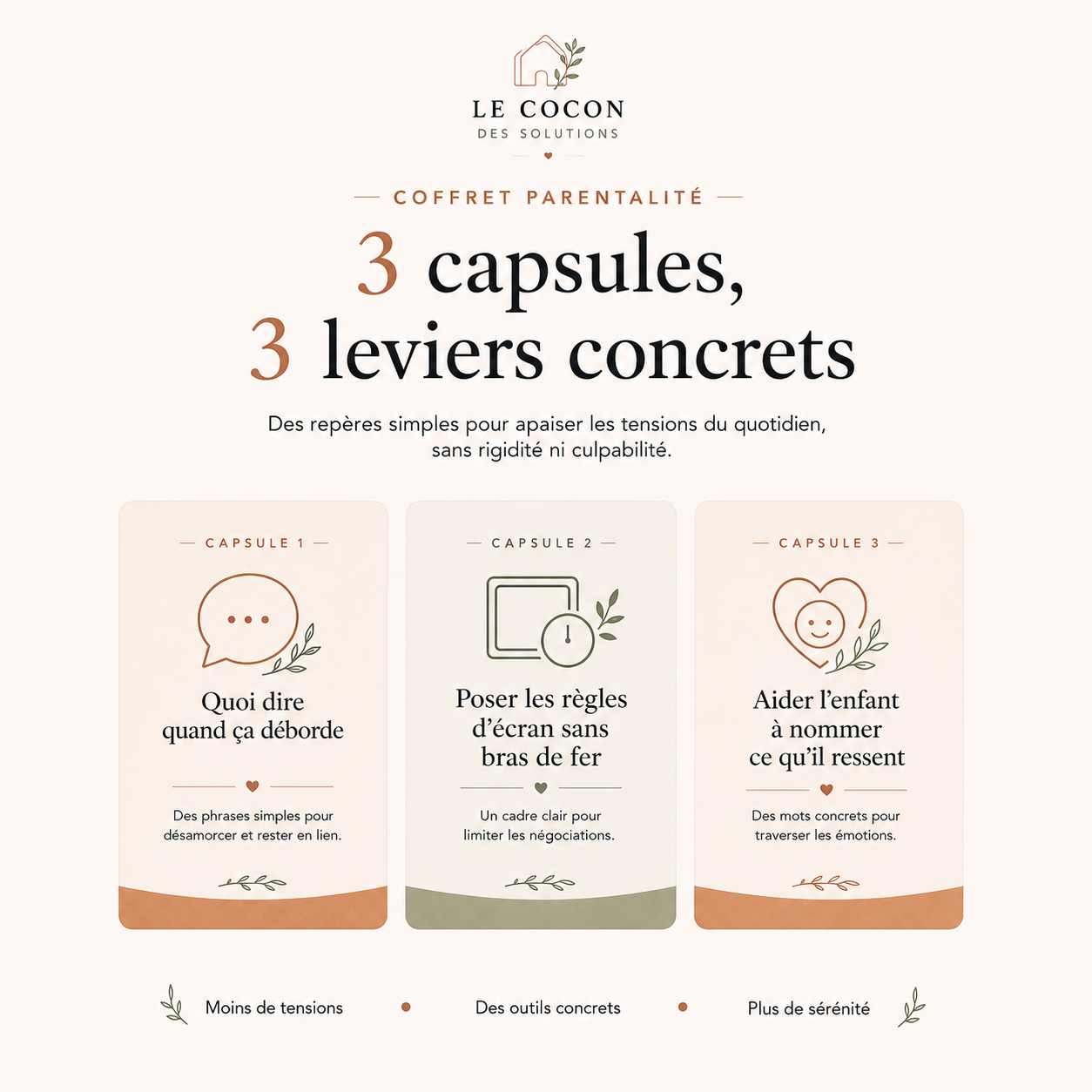 Coffret : Moins de crise au quotidien